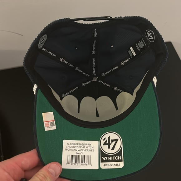 Michigan Wolverines Crossrope '47 Hitch Adjustable Navy - Picture 3 of 3